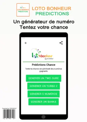 Loto Bonheur Predictions android App screenshot 0