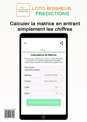 Loto Bonheur Predictions android App screenshot 3